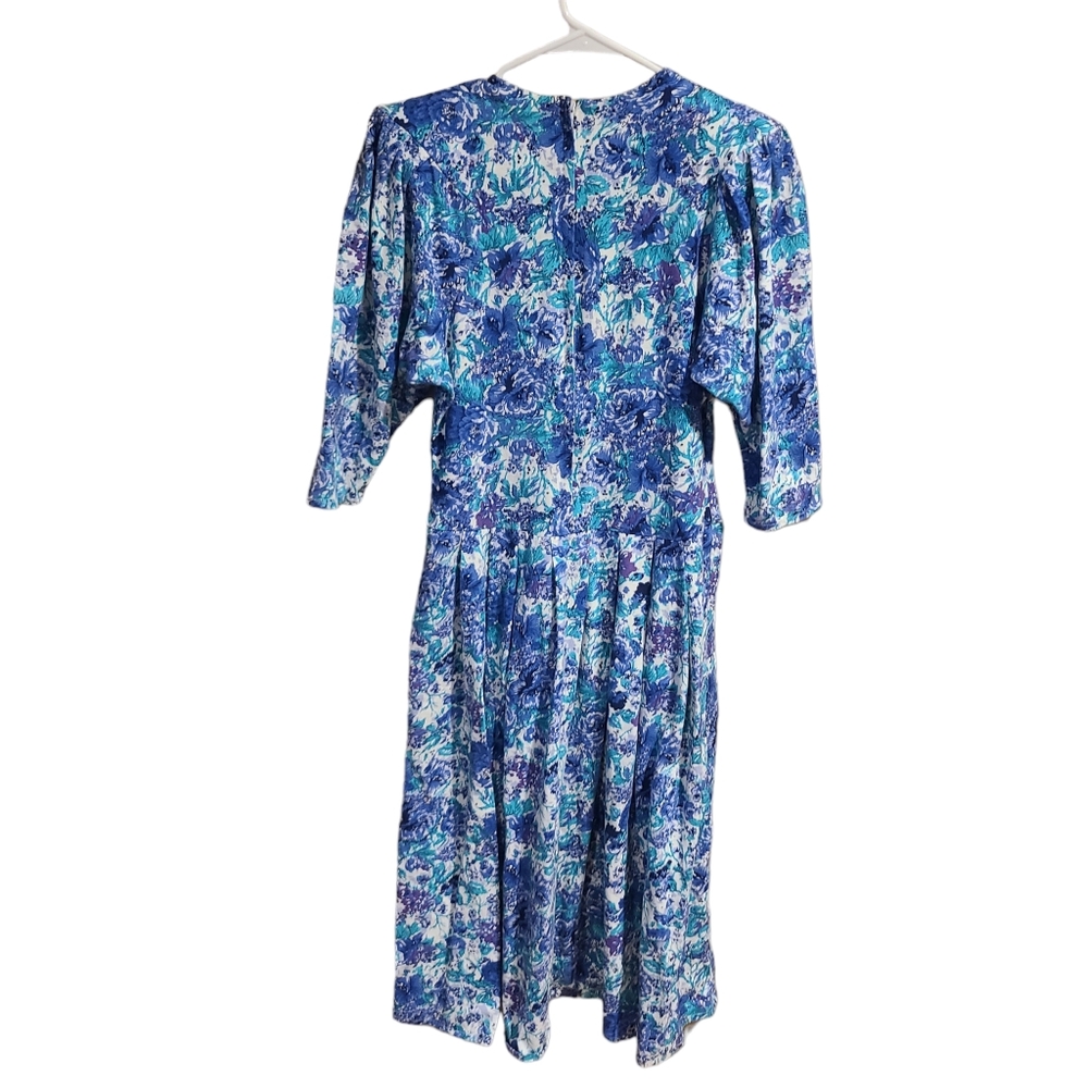 90s Floral Vintage Dress - Picture 2 of 9